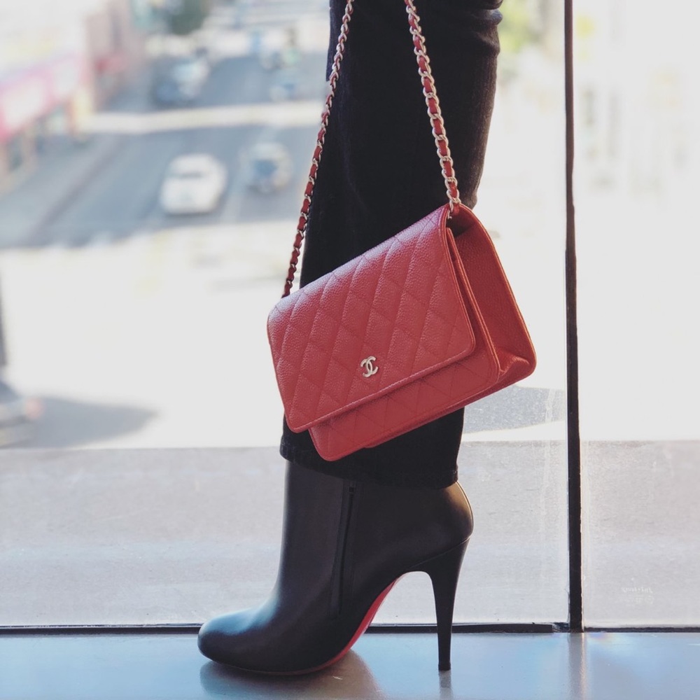 Christian Louboutin belle round toe bootie